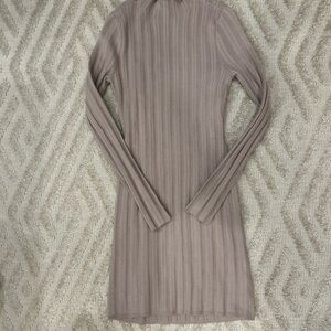 Abercrombie Ribbed Long Sleeve Dress
